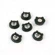 Magnets cats, KITTY CAT, set of 6, Black