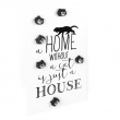 Magnets cats, KITTY CAT, set of 6, Black