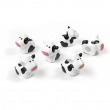 Magnets COW, set of 6, white / black 