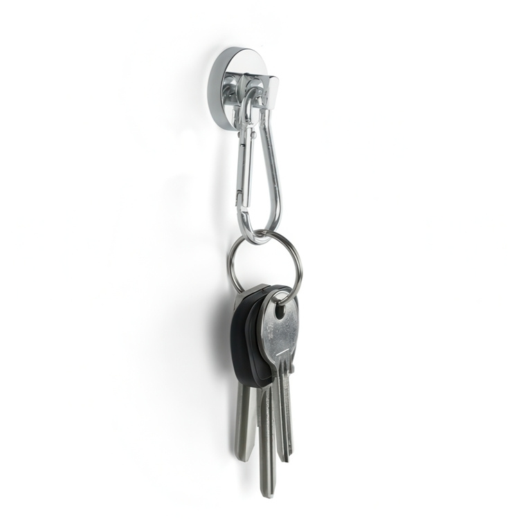 Magnets super strong, SNAP, set of 2, silver in the group Storage / Hallway storage / Key cabinets at SmartaSaker.se (41996)