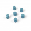 Magnets, Set of 6, BOLT, Ø 0,8 x H 9,8 cm, Silver Blue Magnets, Set of 6, BOLT, Ø 0,8 x H 9,8 cm, Silver Blue