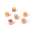 Magnets, Set of 6, BOLT, Ø 0,8 x H 9,8 cm, Copper