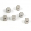 Magnets, Set of 6, BOLT, Ø 0,8 x H 9,8 cm, Silver