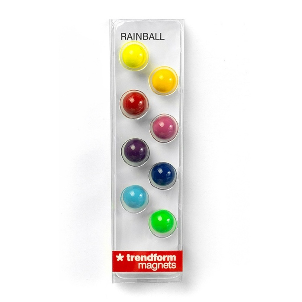 Magnets, Set of 8, RAINBALL, Ø 1,1 cm, Assorted in the group Storage / Magnets and adhesives at SmartaSaker.se (42007)