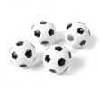 Magnets, Set of 4, FOOTBALL, Ø 2,2 cm, White / black Magnets, Set of 4, FOOTBALL, Ø 2,2 cm, White / black