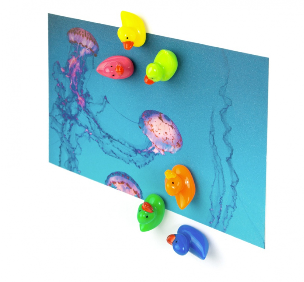 Magnets, Colourful Ducks, Set of 6, DUCK, Assorted in the group Storage / Magnets and adhesives at SmartaSaker.se (42013)