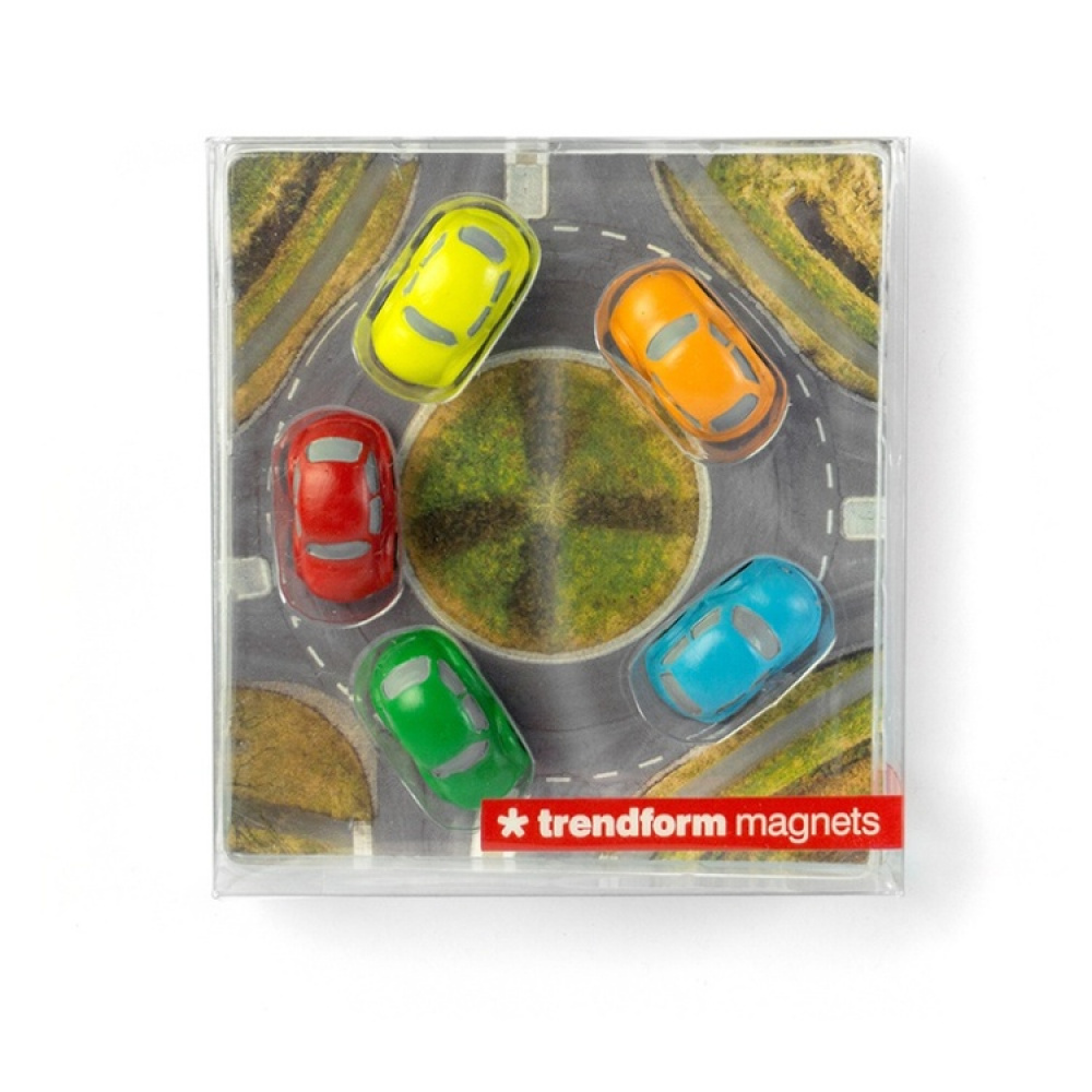 Magnets, Colourful Mini Cars. Set of 5, TRAFFIC, Assorted in the group Storage / Magnets and adhesives at SmartaSaker.se (42015)