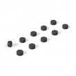 Magnets, strong, mini, 10 pcs, STEELY, Ø 0,6 x H 0,3 cm, Black Magnets, strong, mini, 10 pcs, STEELY, Ø 0,6 x H 0,3 cm, Black