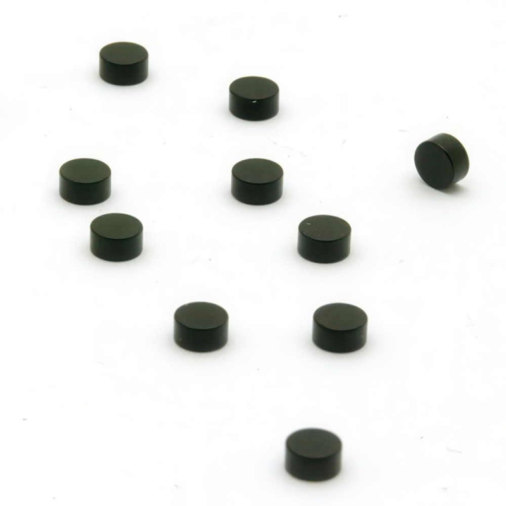 Magnets, strong, mini, 10 pcs, STEELY, Ø 0,6 x H 0,3 cm, Black in the group Storage / Magnets and adhesives / Strong magnets at SmartaSaker.se (42021)