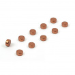 Magnets, strong, mini, 10 pc, STEELY, Ø 0,6 x H 0,3 cm, Copper