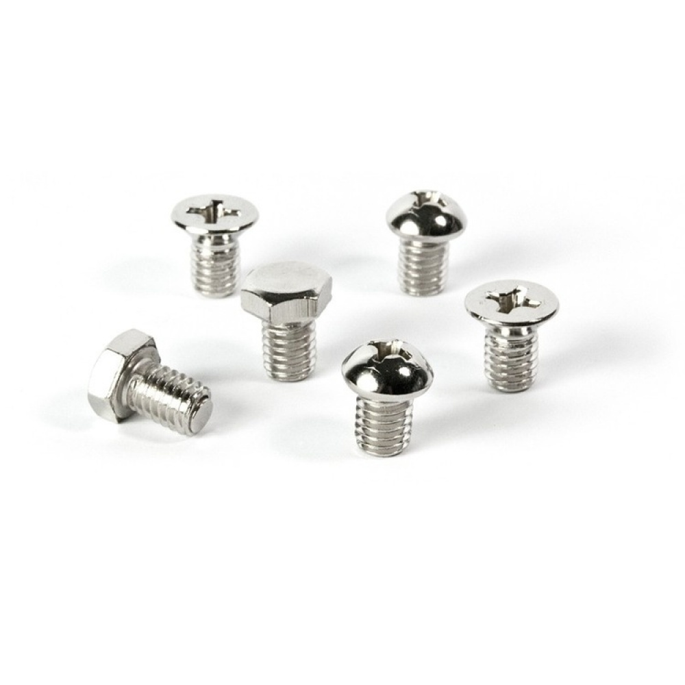 Magnets, Set of 6, SCREW, 1,8 x 1,5 cm, Silver in the group Storage / Magnets and adhesives at SmartaSaker.se (42032)