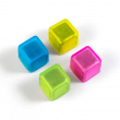 Magnets Super strong, Set of 4, CUBE NEON, 1 x 1 x H 1 cm, Silver / Assorted Magnets Super strong, Set of 4, CUBE NEON, 1 x 1 x H 1 cm, Silver / Assorted