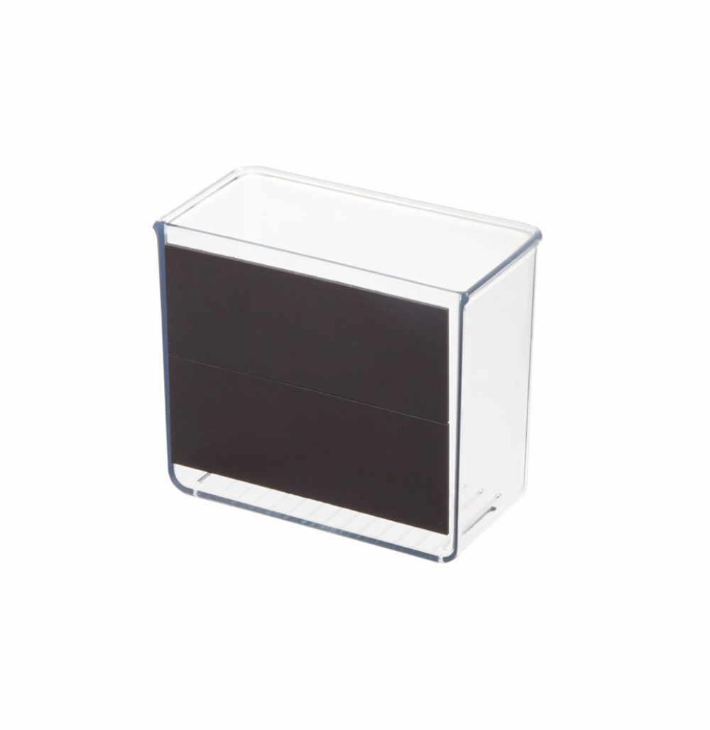 Wall Container, ID SMALL MAGNETIC BIN, 15 x 7,5 x H 12.5 cm, Transparent in the group Storage / Magnets and adhesives / Strong magnets at SmartaSaker.se (42044)