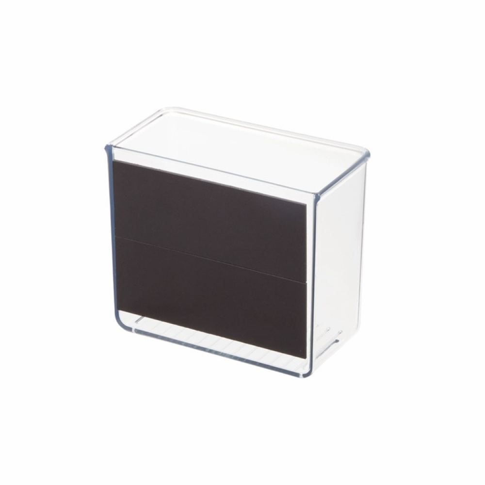 Wall Container, ID SMALL MAGNETIC BIN, 15 x 7,5 x H 12.5 cm, Transparent in the group Storage / Magnets and adhesives / Strong magnets at SmartaSaker.se (42044)
