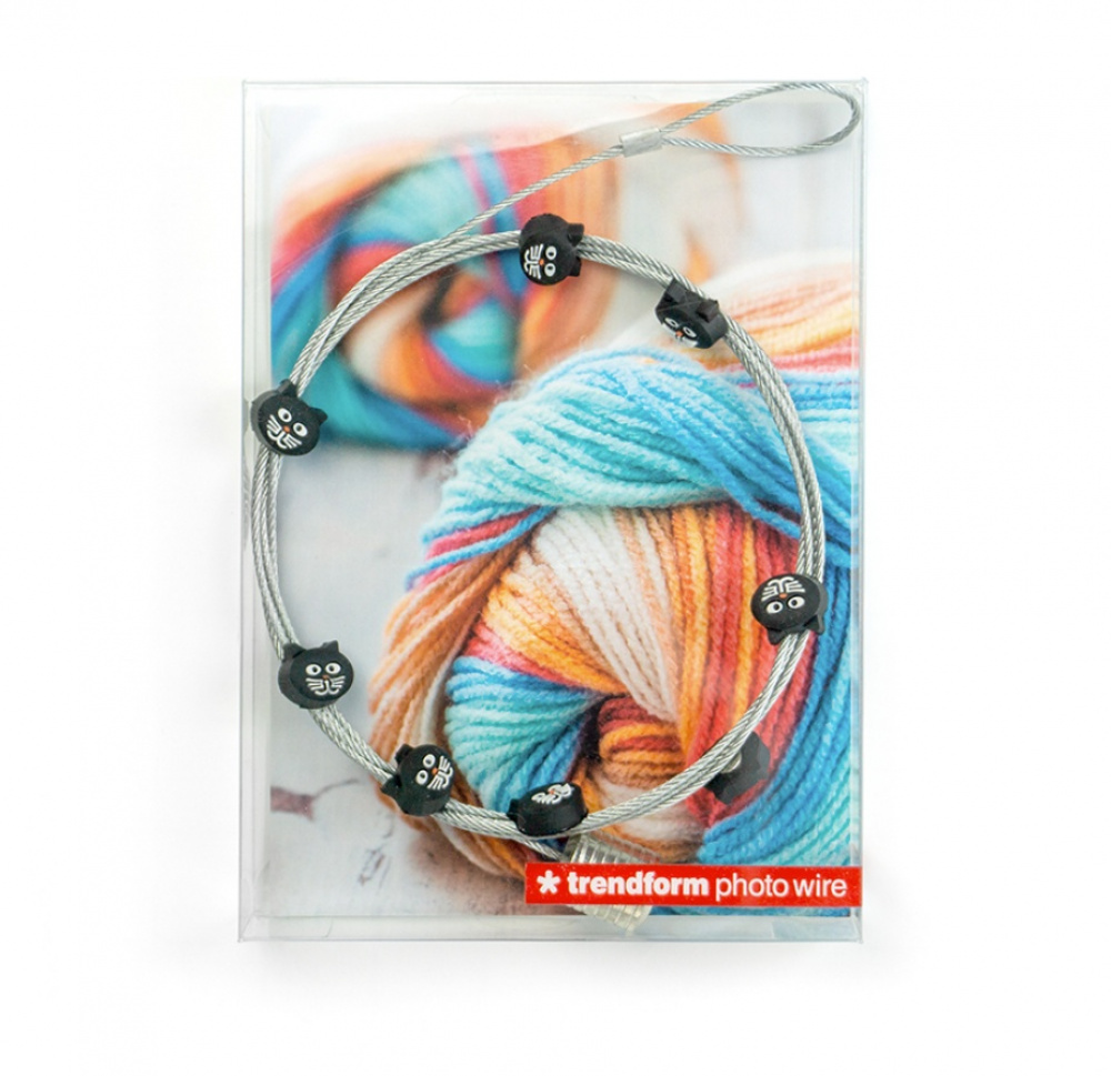 Photo Holder, Magnetics, KITTY CAT, H 150 cm, Silver / Black in the group Storage / Magnets and adhesives / Magnetic storage at SmartaSaker.se (42046)