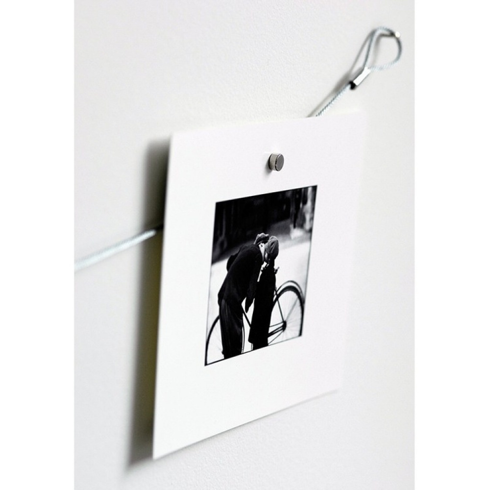 Magnetic card holder, with loops, STEELY DAN VARIO, 200 cm, Silver in the group Storage / Magnets and adhesives / Magnetic storage at SmartaSaker.se (42052)