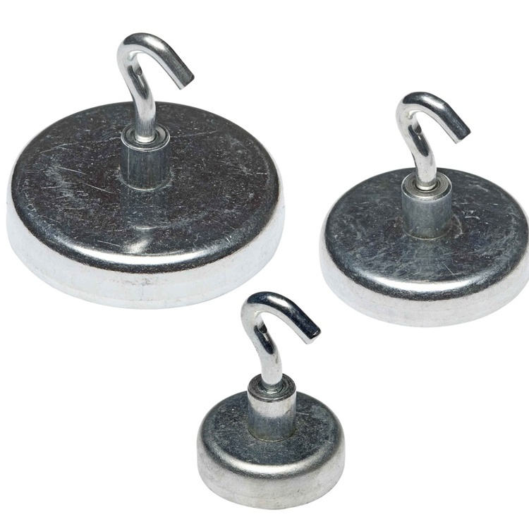 Magnetic hook, Flat, super strong - 15 kg, LARGE POWER HOOK, Ø 4,7cm in the group Storage / Magnets and adhesives / Magnetic Hooks at SmartaSaker.se (42054)