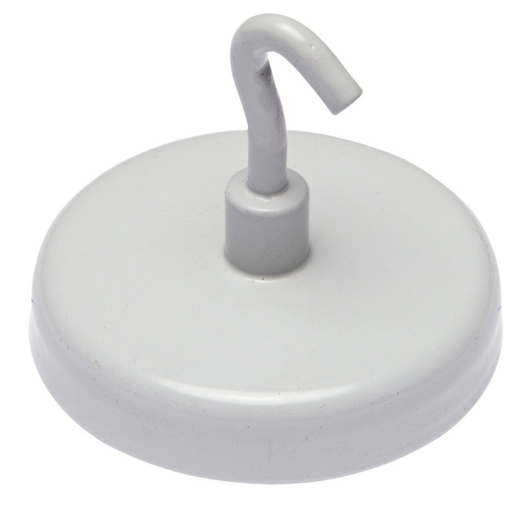 Magnetic hook, Flat, super strong - 15 kg, LARGE POWER HOOK, Ø 4,7cm in the group Storage / Magnets and adhesives / Magnetic Hooks at SmartaSaker.se (42054)