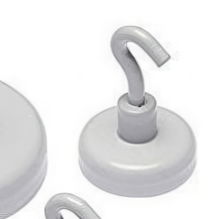 Magnetic hook, Flat, super strong- 3,5 kg, SMALL POWER HOOK, Ø 2,5 cm in the group Storage / Magnets and adhesives / Magnetic Hooks at SmartaSaker.se (42055)