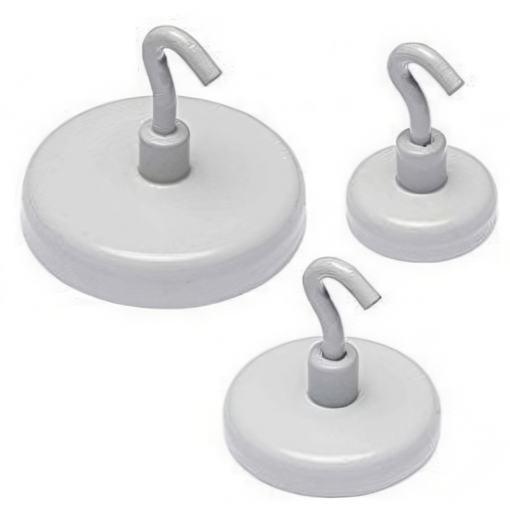 Magnetic hook, Flat, super strong- 8 kg, MEDIUM POWER HOOK, Ø 3,6 cm in the group Storage / Magnets and adhesives / Magnetic Hooks at SmartaSaker.se (42056)