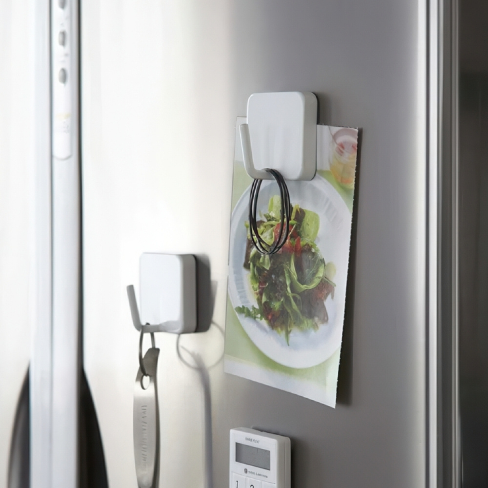 Magnetic Hook, TOWER, 4,8 x 3,3 x H 4,8 cm, Yamazaki, White in the group Storage / Magnets and adhesives / Magnetic Hooks at SmartaSaker.se (42058)