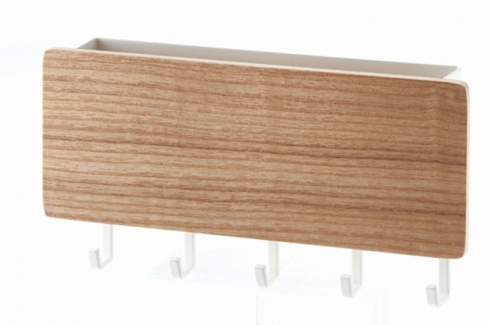 Magnetic Key Hook and Holder, RIN, Yamazaki, White / Natur in the group Storage / Hallway storage / Key cabinets at SmartaSaker.se (42063)