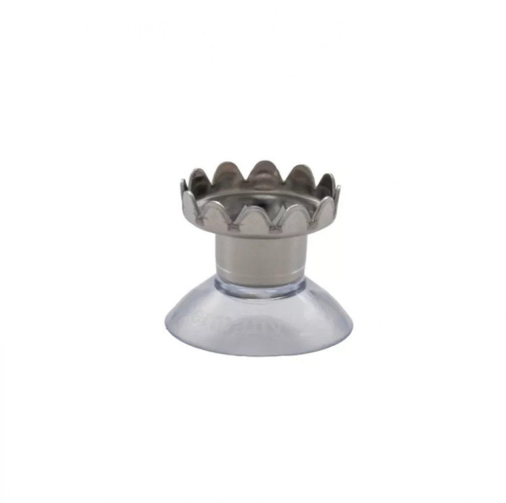 Soap Holder with suction cup, MINIMALISTE PORTE SAVON, Ø 3,5 cm, Silver in the group Storage / Bathroom storage at SmartaSaker.se (42065)