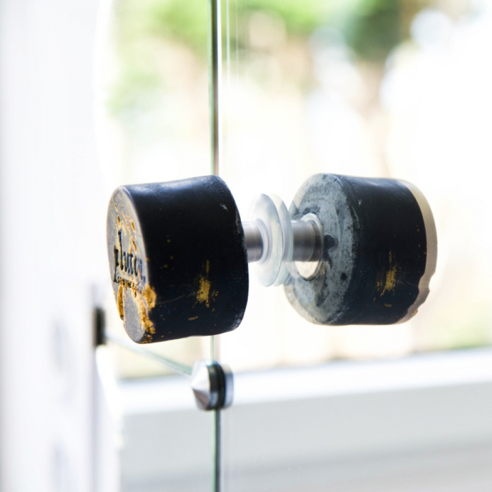 Soap Holder with suction cup, MINIMALISTE PORTE SAVON, Ø 3,5 cm, Silver in the group Storage / Bathroom storage at SmartaSaker.se (42065)