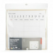 Magnetic whiteboard, MONTHLY PLANNER, 34 x H 34 cm, White