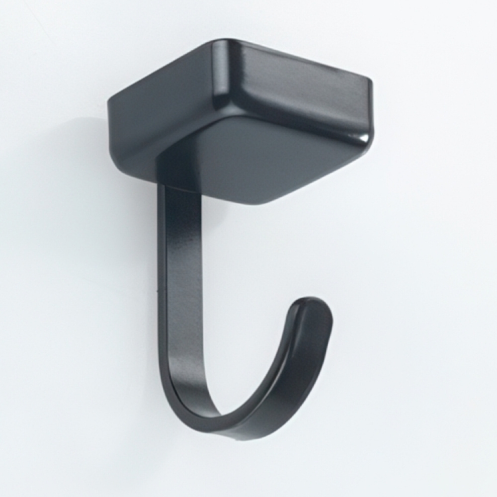 Magnetic under the shelf hooks , Set of 6, JET, 2 x 2 x H3,9 cm, Black in the group Storage / Magnets and adhesives / Magnetic Hooks at SmartaSaker.se (42071)