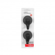 Magnetic hooks, super strong, set of 2, RUBBER SUPERMAGNET, Ø 4,3 cm, Black Magnetic hooks, super strong, set of 2, RUBBER SUPERMAGNET, Ø 4,3 cm, Black