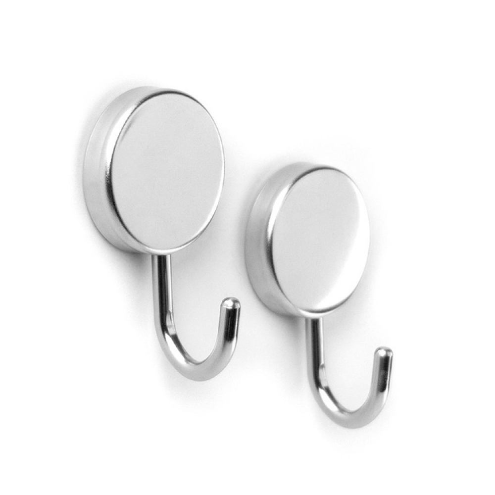 Magnetic hooks, super strong, set of 2, XL STEEL MAMBA, Ø 4 cm in the group Storage / Magnets and adhesives / Magnetic Hooks at SmartaSaker.se (42073)