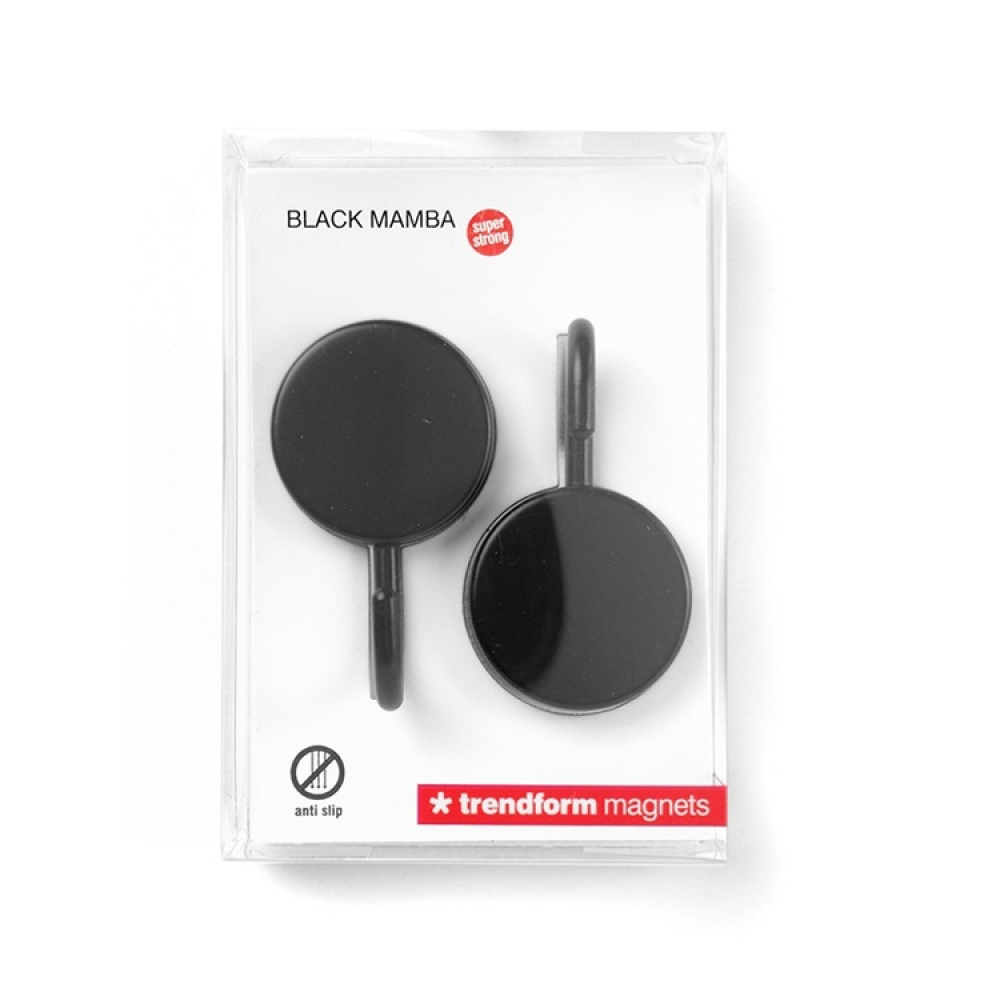 Magnetic hooks, super strong, set of 2, XL STEEL MAMBA, Ø 4 cm in the group Storage / Magnets and adhesives / Magnetic Hooks at SmartaSaker.se (42073)
