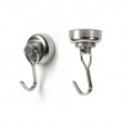 Magnetic swivel hook, Set of 2, TWISTER, Ø 2,5 cm x 4,2 cm, Stainless steel Magnetic swivel hook, Set of 2, TWISTER, Ø 2,5 cm x 4,2 cm, Stainless steel