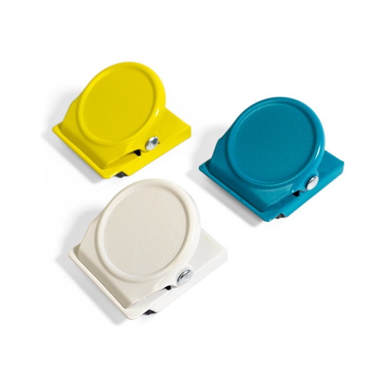 Magnetic clips, Set of 3, COLOR CLIP, 3 x 2,3 x H 3,5 cm, Mix in the group Storage / Magnets and adhesives / Magnetic storage at SmartaSaker.se (42079)