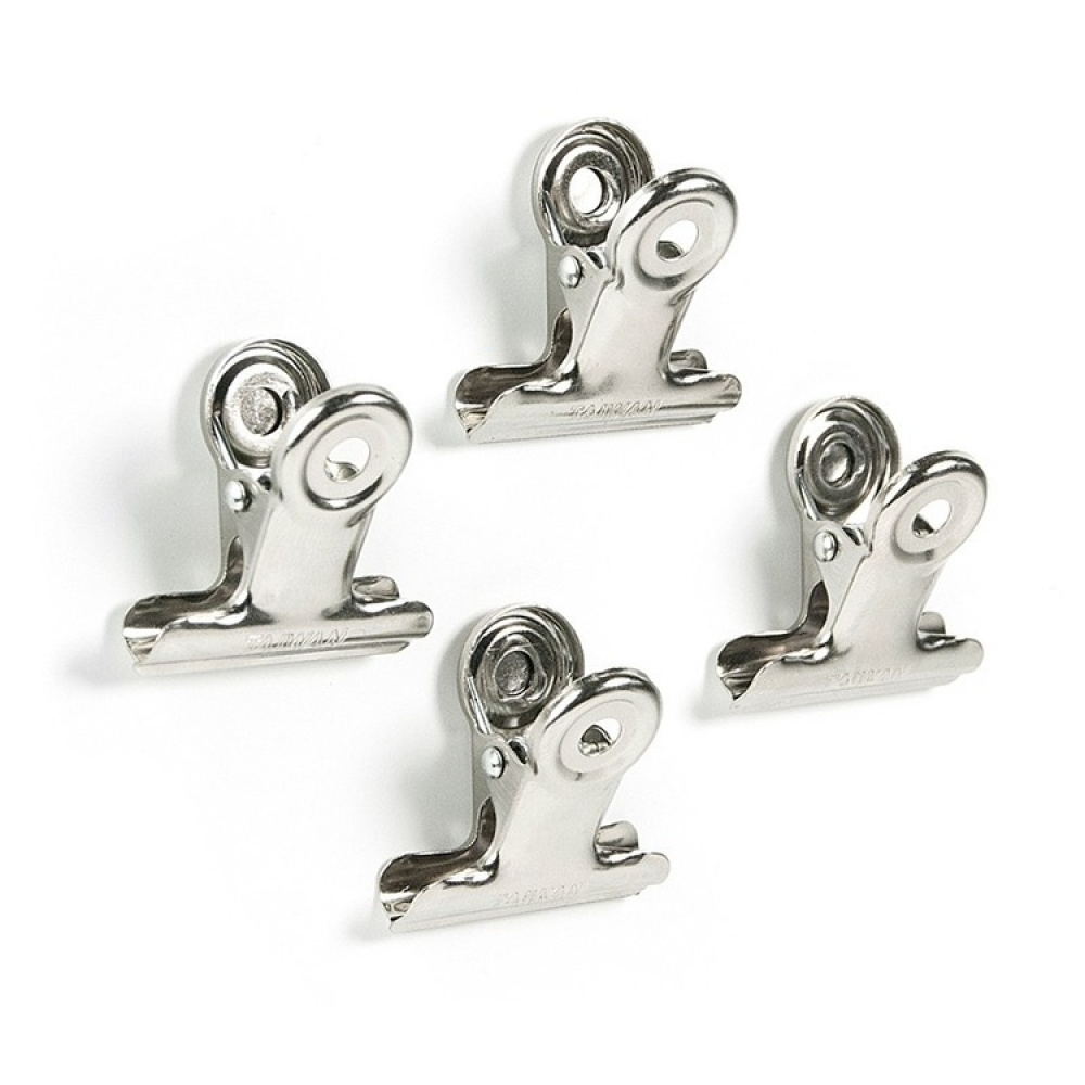 Magnetic clip, Set of 4, GRAFFA, 3 x 3 x H 2 cm, Chrome-plated in the group Storage / Magnets and adhesives / Magnetic storage at SmartaSaker.se (42080)