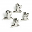 Magnetic clip, Set of 4, GRAFFA, 3 x 3 x H 2 cm, Chrome-plated 