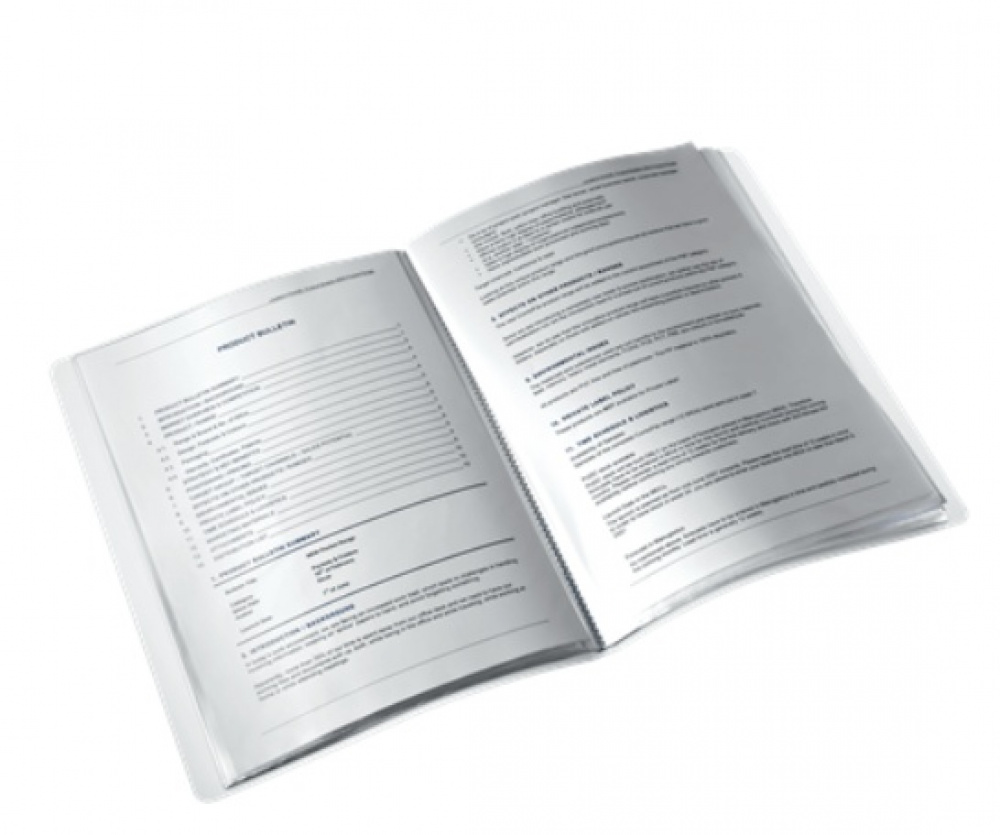 Folder with 20 plastic pockets, A4, LEITZ STYLE, 23 x 1,3x H 31 cm, White in the group Storage / Office supplies at SmartaSaker.se (42103)