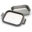 Food box in Steel, 1,1 L, BRABANTIA MAKE & TAKE MEDIUM LUNCH BOX, 14,4 x 20,6 x H 5,8 cm, Silver Food box in Steel, 1,1 L, BRABANTIA MAKE & TAKE MEDIUM LUNCH BOX, 14,4 x 20,6 x H 5,8 cm, Silver