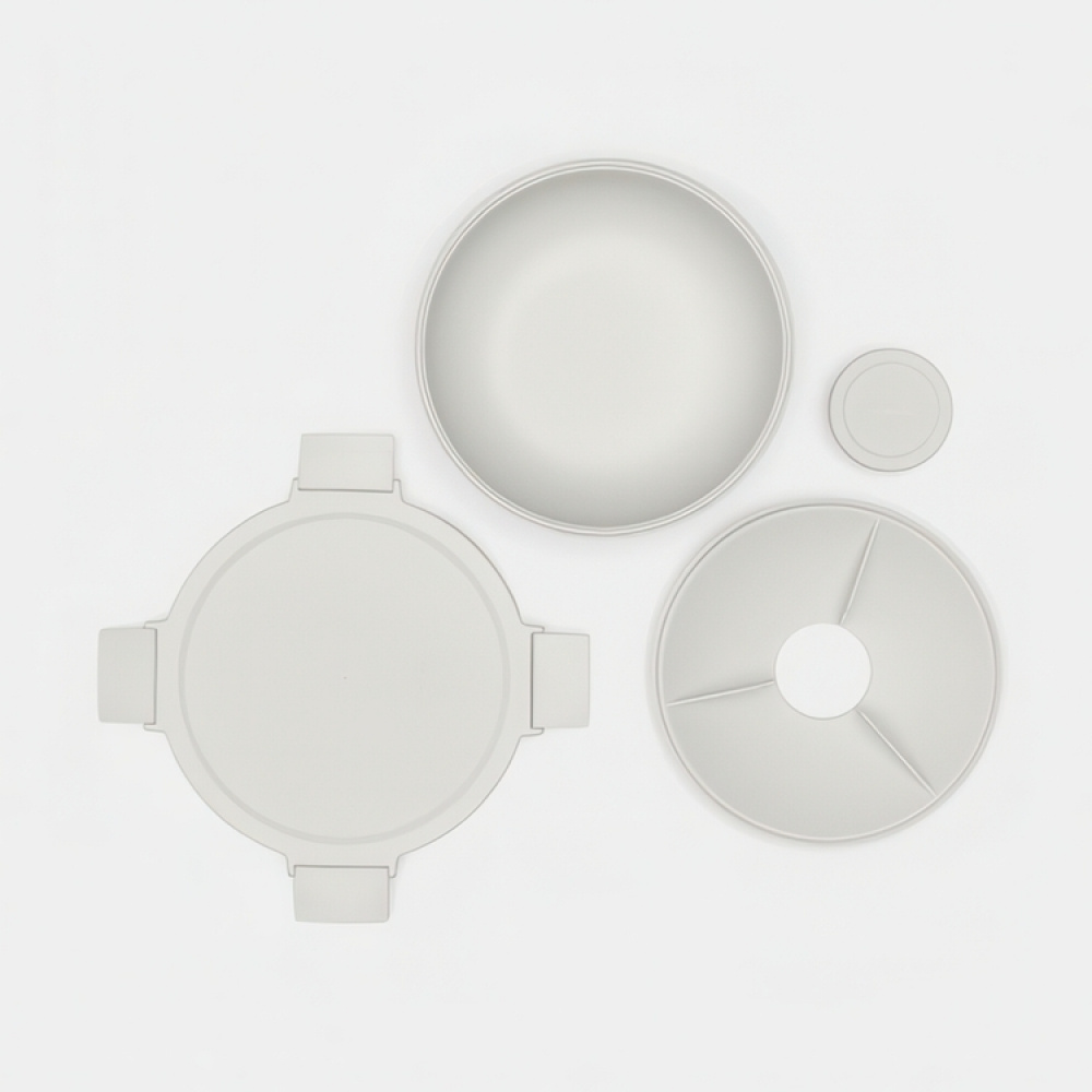 Lunch box, 1,3 L, BRABANTIA MAKE & TAKE LSALAD BOWL, Ø 21 x H 7,5 cm in the group Storage / Kitchen storage / Food containers / SmartStore food containers at SmartaSaker.se (42114)