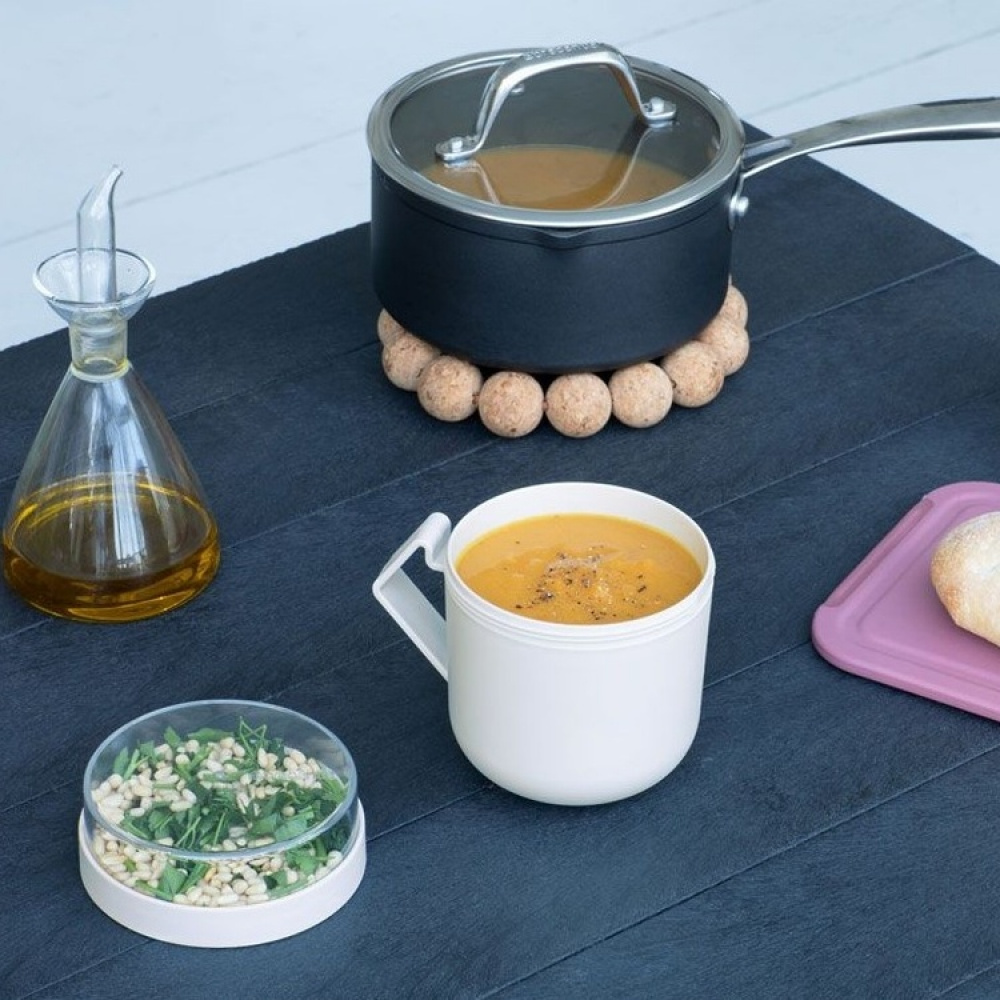 Bowl with lid, 0,6 L, BRABANTIA MAKE & TAKE SOUP MUG, Ø 11 x H 13 cm in the group Storage / Kitchen storage / Food containers at SmartaSaker.se (42115)