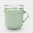 Bowl with lid, 0,6 L, BRABANTIA MAKE & TAKE SOUP MUG, Ø 11 x H 13 cm