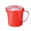 Soup Mug, 66,ml. MICROWAVE , 14 x 11 x H 12 cm, Red Soup Mug, 66,ml. MICROWAVE , 14 x 11 x H 12 cm, Red