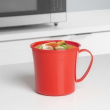 Soup Mug, 66,ml. MICROWAVE , 14 x 11 x H 12 cm, Red Soup Mug, 66,ml. MICROWAVE , 14 x 11 x H 12 cm, Red