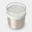 Bowl with lid, 0,5 L, BRABANTIA MAKE & TAKE THERMOS , Ø 11 x H 13,5 cm, Silver / Dark grey  Bowl with lid, 0,5 L, BRABANTIA MAKE & TAKE THERMOS , Ø 11 x H 13,5 cm, Silver / Dark grey