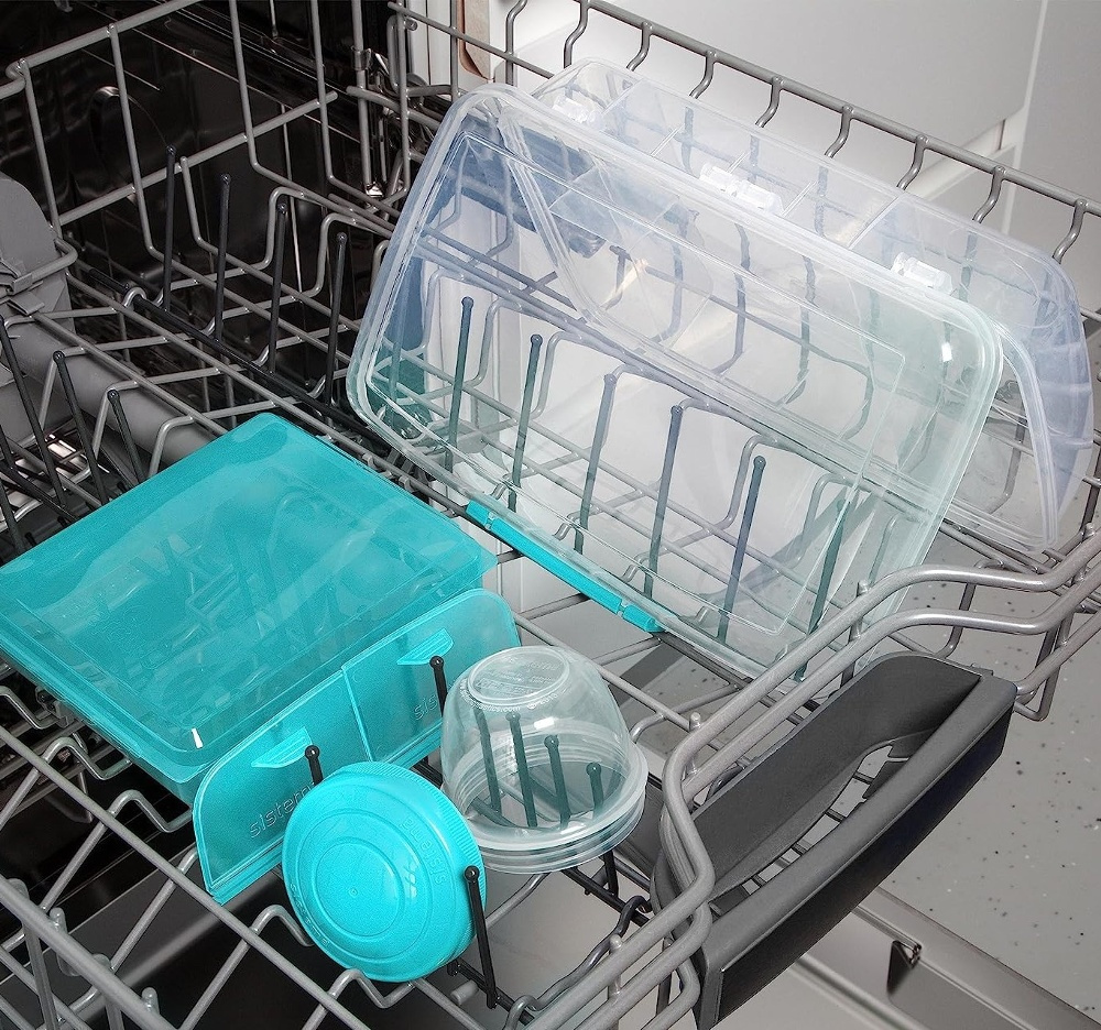 Lunch box with compartments, 1,76 Liter, SISTEMA BENTO BOX TO GO, Mint in the group Storage / Kitchen storage / Food containers / Lunch boxes and Bento at SmartaSaker.se (42120)
