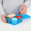 Lunch box with compartments, 1,25 L, SISTEMA BENTO CUBE LUNCH