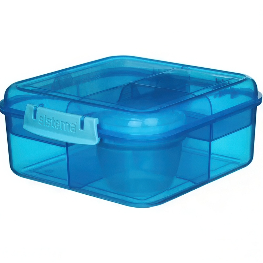 Lunch box with compartments, 1,25 L, SISTEMA BENTO CUBE LUNCH in the group Storage / Kitchen storage / Food containers / Lunch boxes and Bento at SmartaSaker.se (42121)