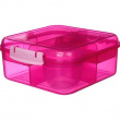 Lunch box with compartments, 1,25 L, SISTEMA BENTO CUBE LUNCH