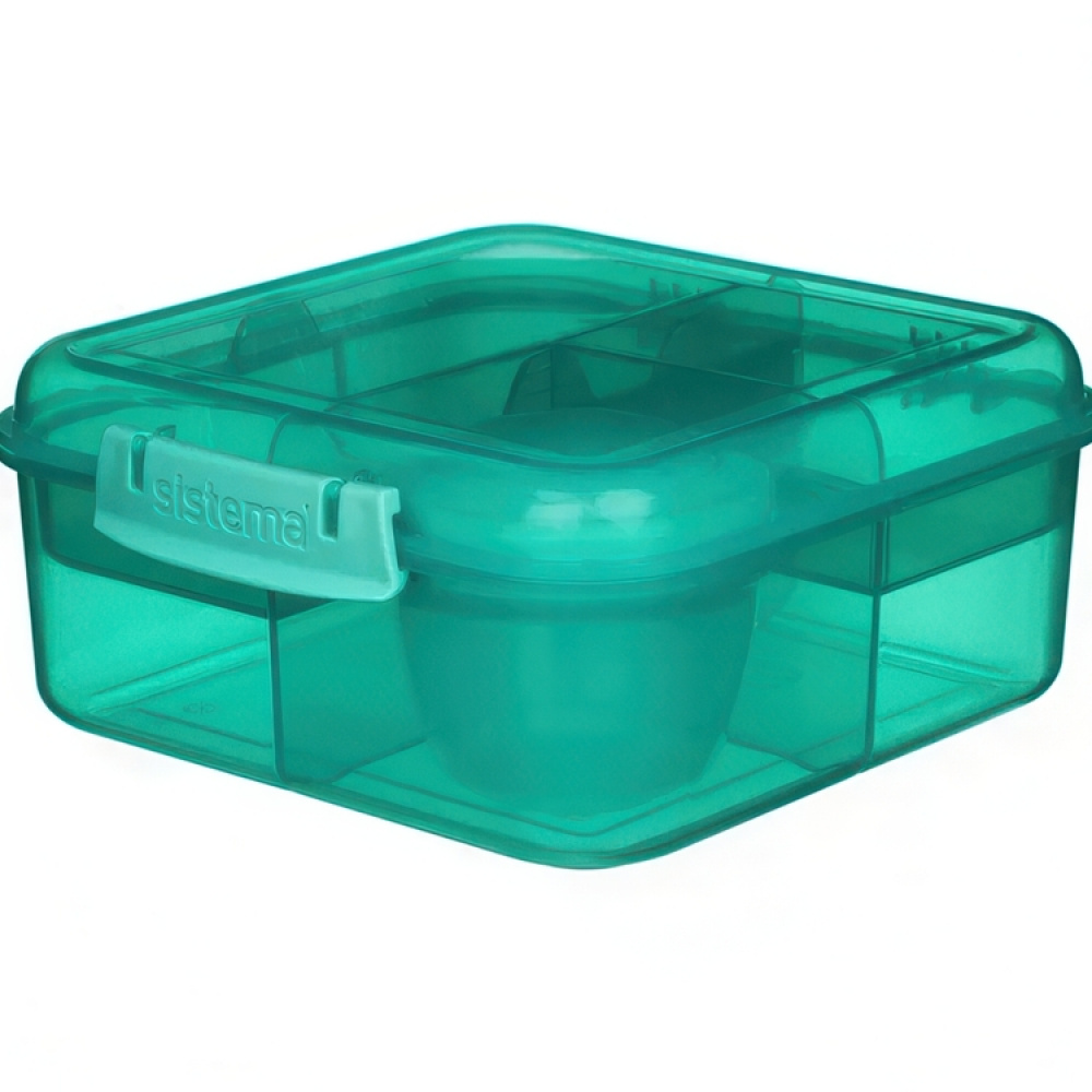 Lunch box with compartments, 1,25 L, SISTEMA BENTO CUBE LUNCH in the group Storage / Kitchen storage / Food containers / Lunch boxes and Bento at SmartaSaker.se (42121)